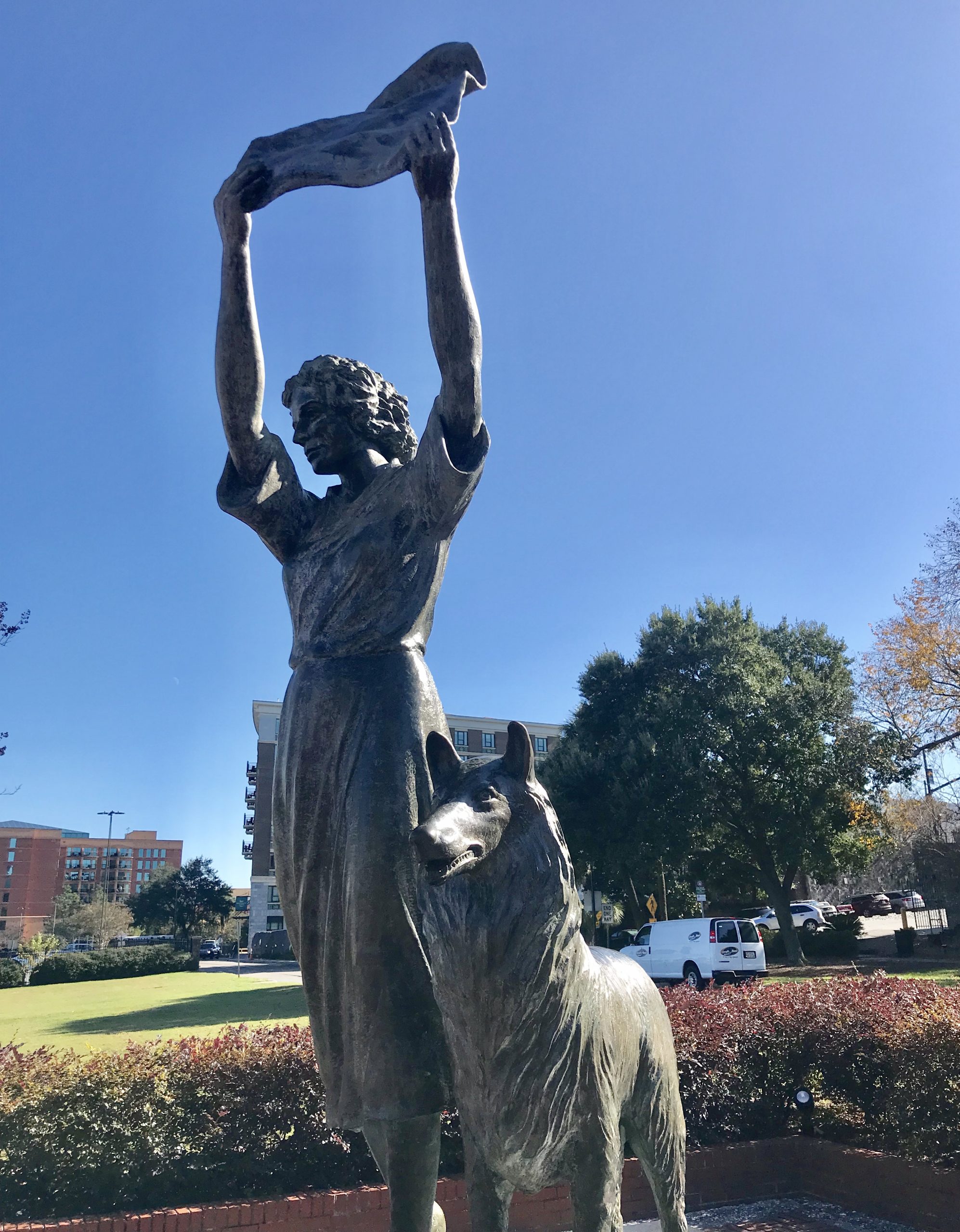 Waving Girl Statue
