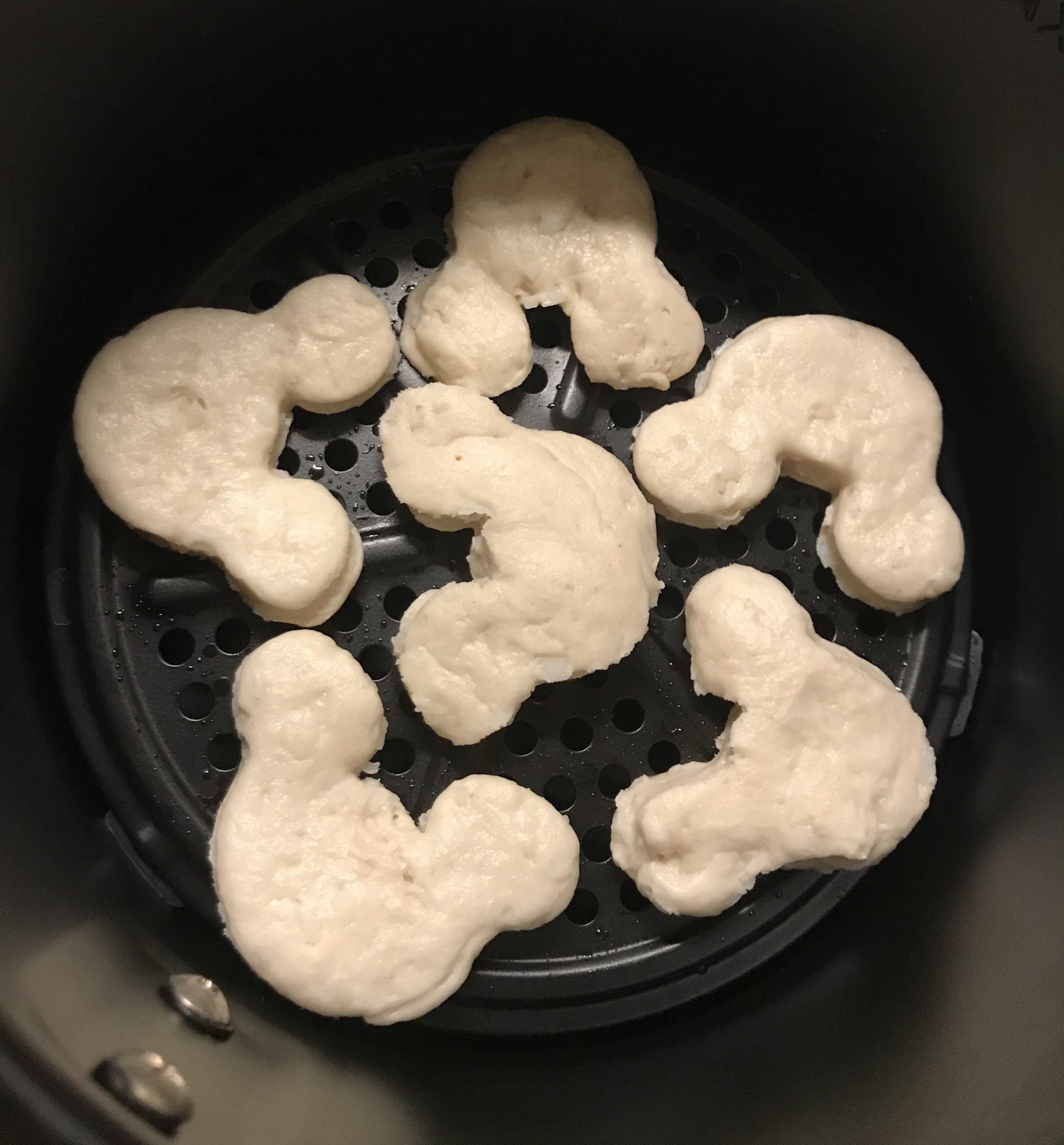 mickey biscuit donuts in the air fryer