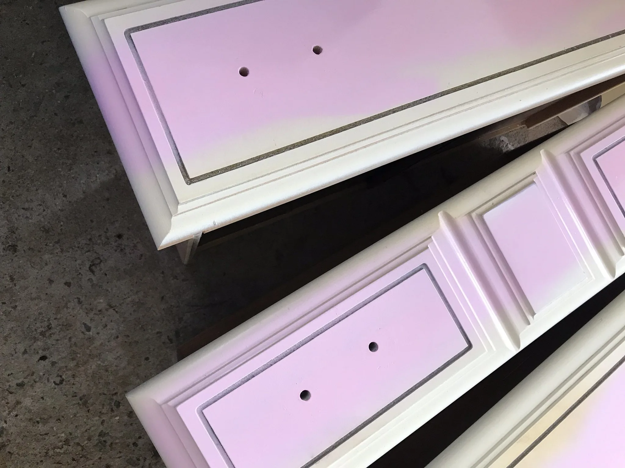 drawers without their hardware