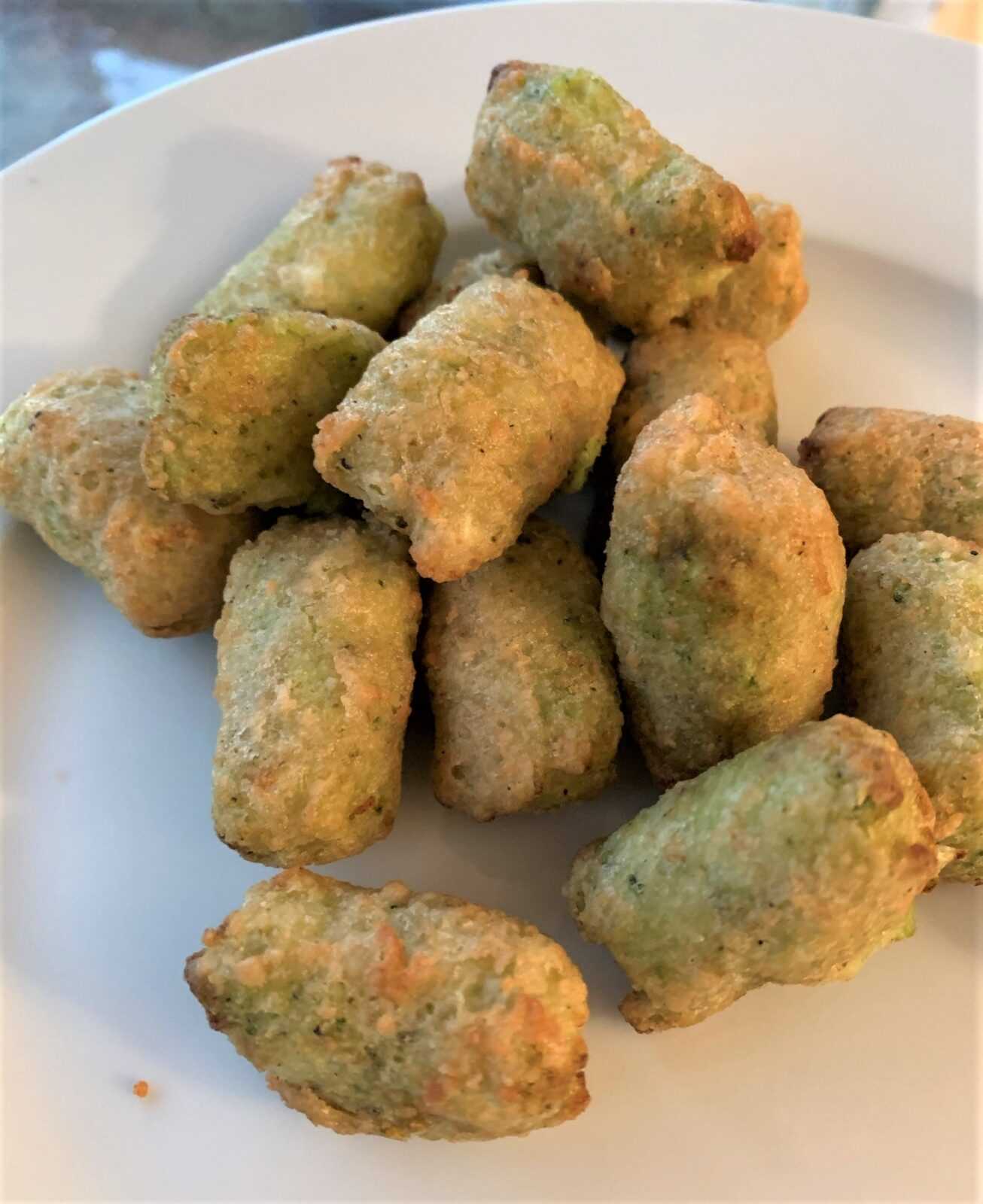 veggie tots on a plate