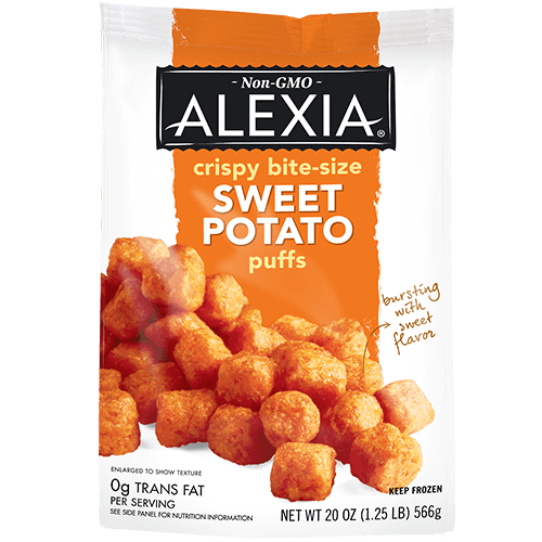 alexia frozen sweet potato puffs