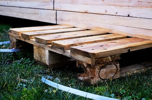 pallet made of wood