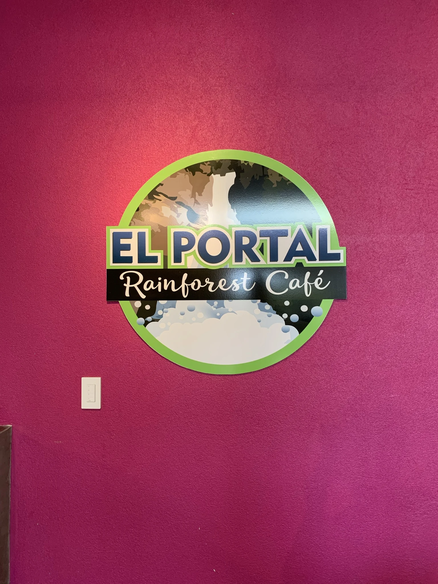 el portal rainforest cafe sign