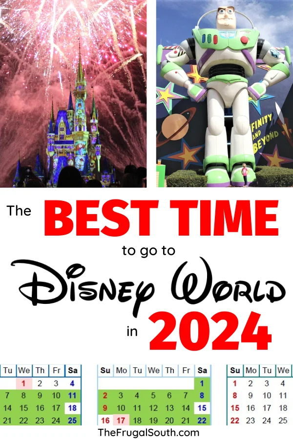 best time to go to disney world in 2024 pin