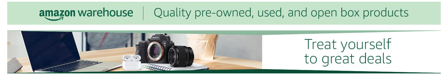 amazon warehouse quality preowned and open box items