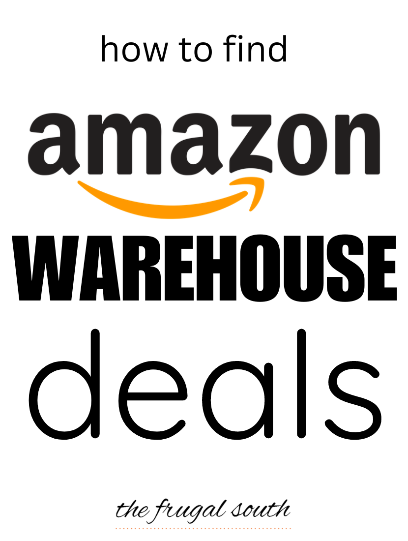 how to find amazon warehouse deals graphic