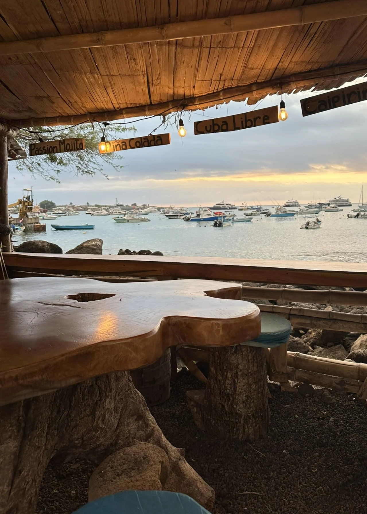 restaurant with view of harbor
