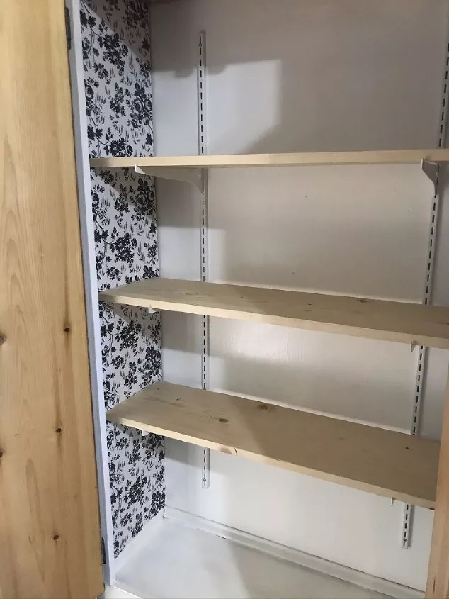 diy pantry shelves cheap and easy