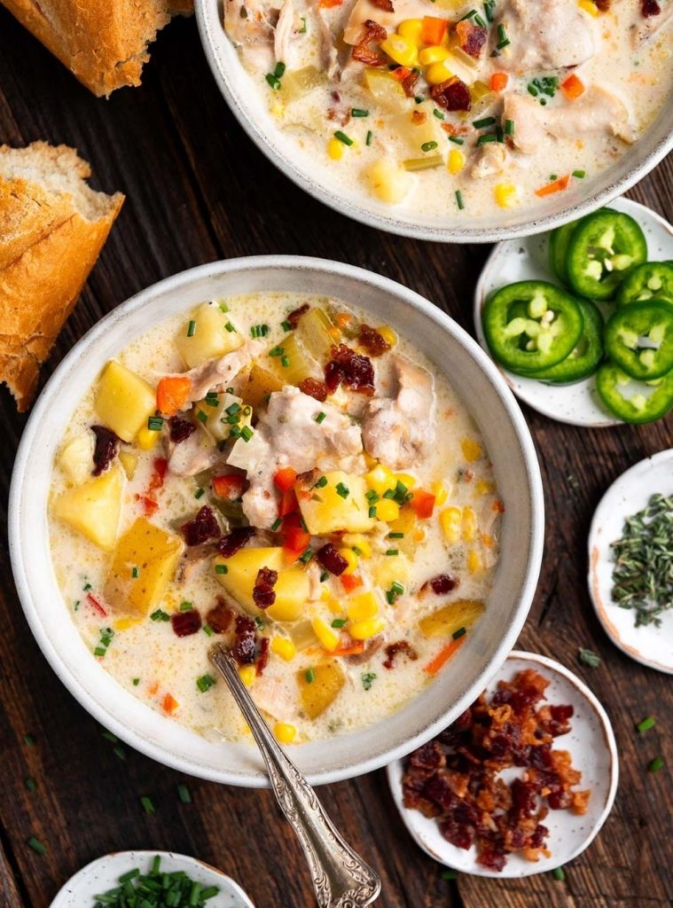 Crockpot Chicken Corn Chowder