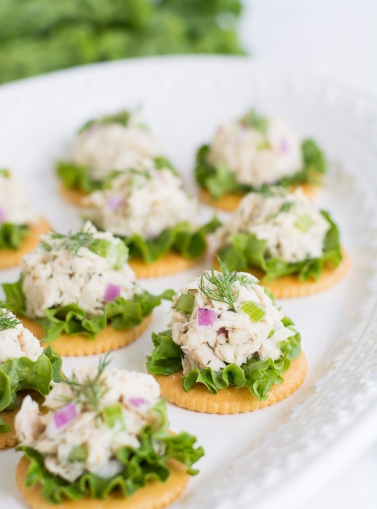 Tuna Salad on Crackers