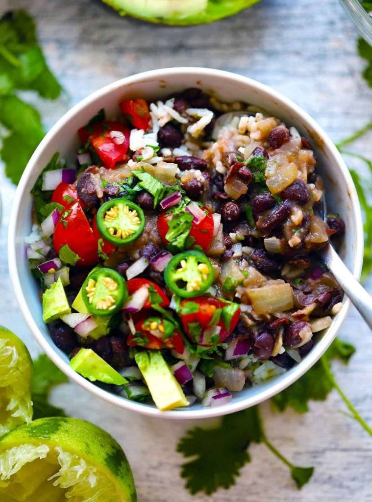 Easy 20-Minute Black Beans and Rice
