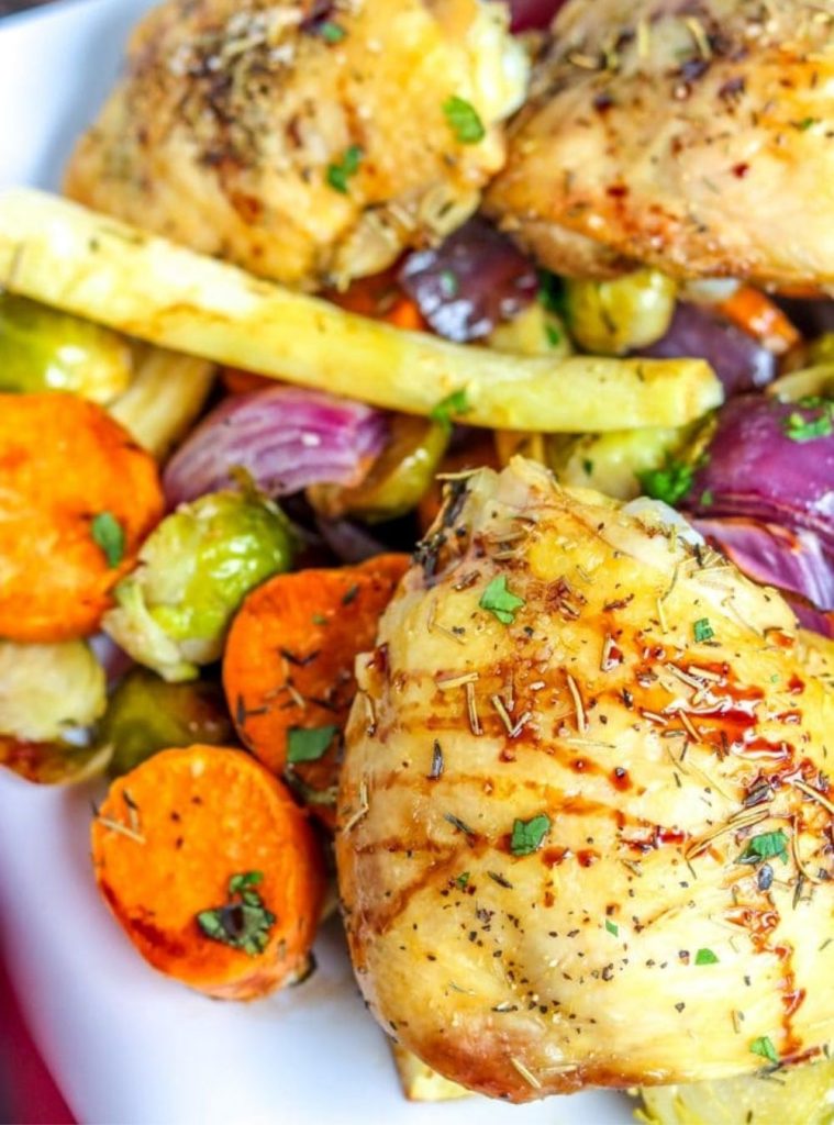 Oven Roasted Chicken Thighs