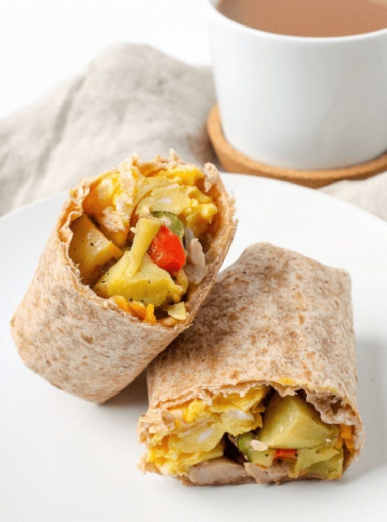 Freezable Meal Prep Sausage Egg Burritos with Veggies
