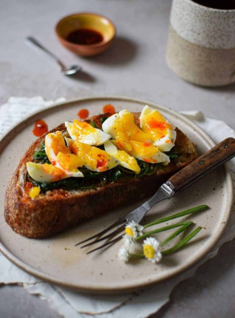 Smashed Eggs On Toast