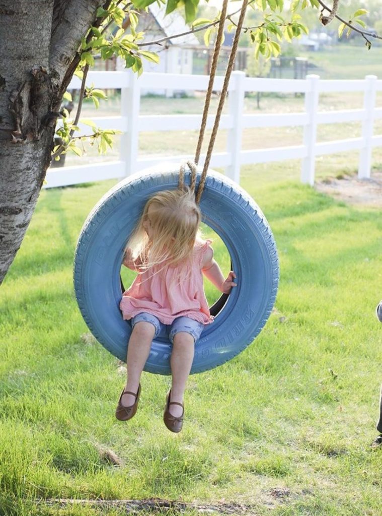 Backyard Tire Swing
