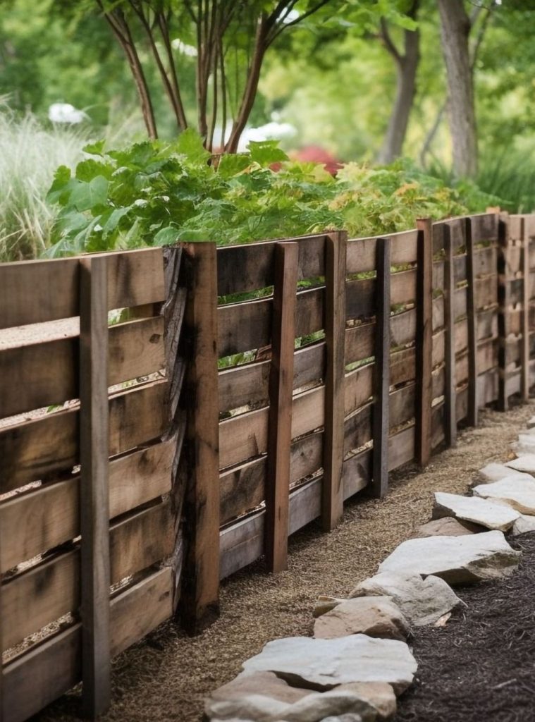 DIY Pallet Fence