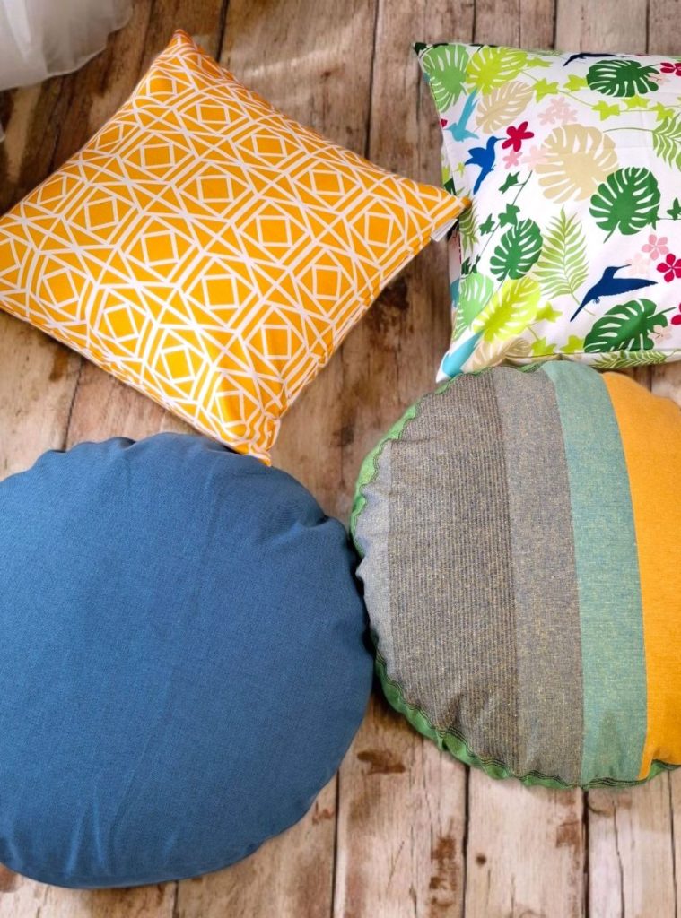 Backyard Floor Cushion Seating
