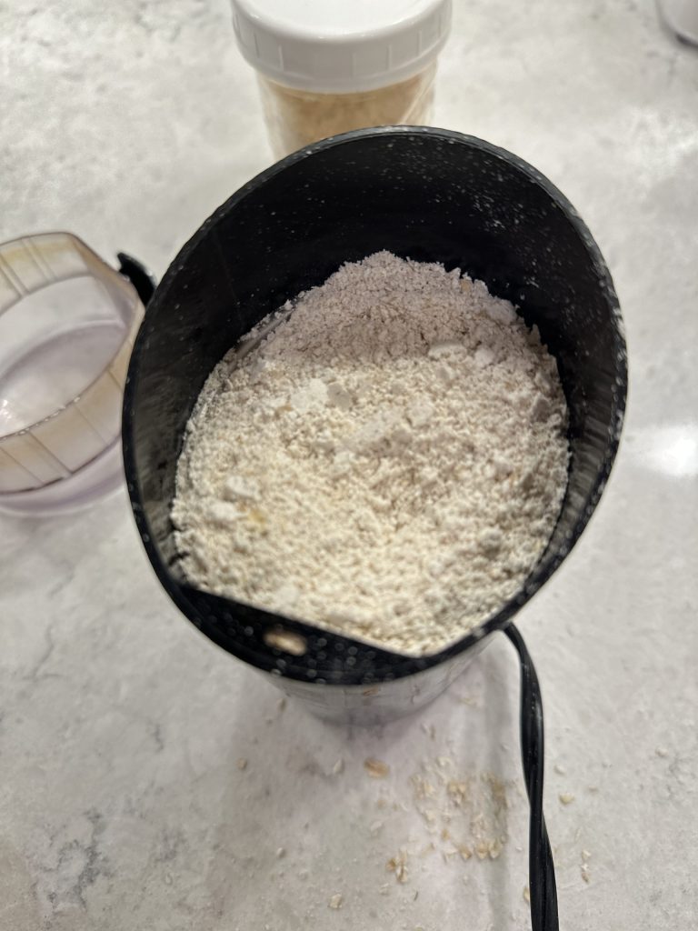 DIY oat flour