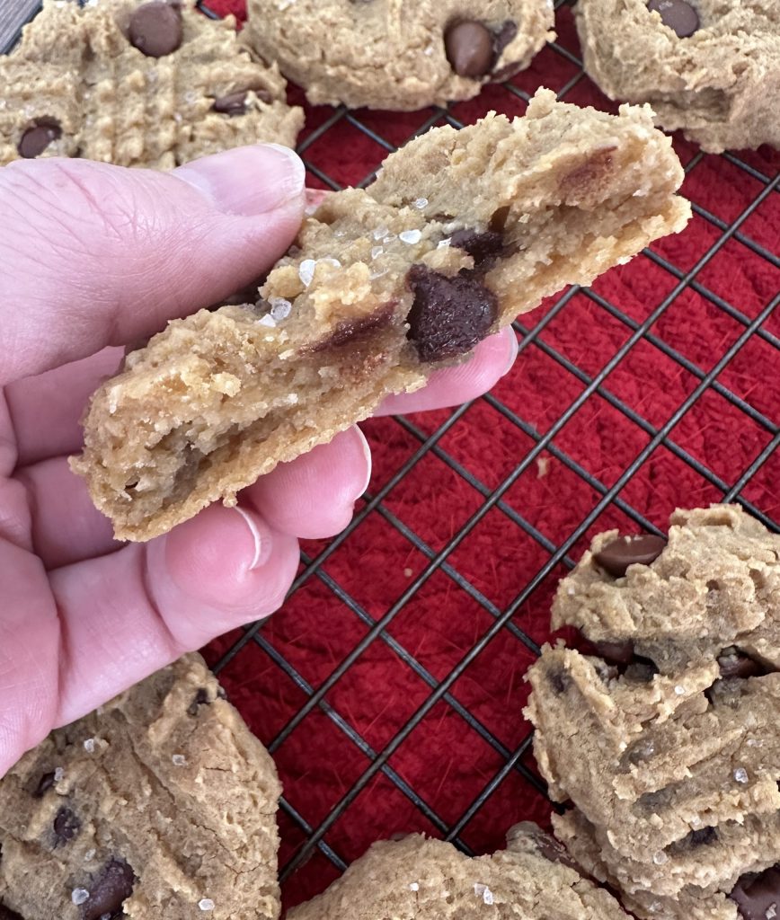 protein cookies with chickpeas