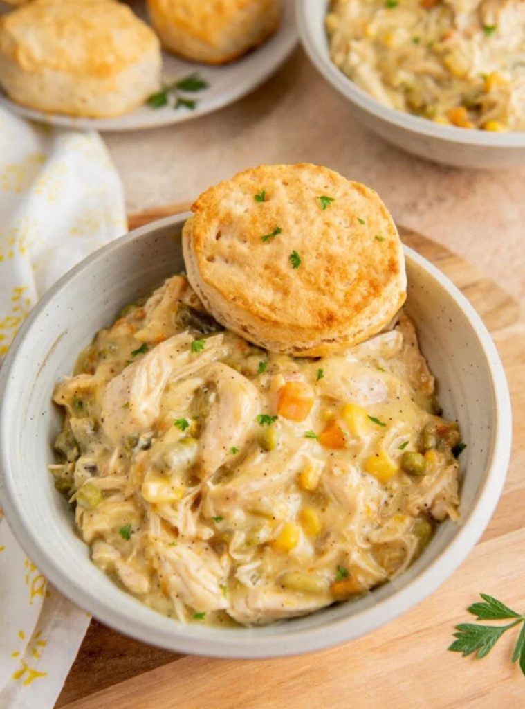 crockpot chicken pot pie