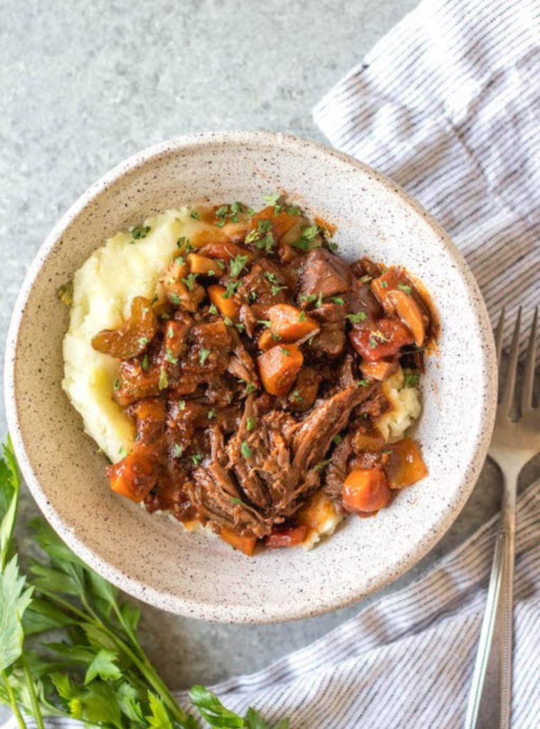 slow cooker beef ragu