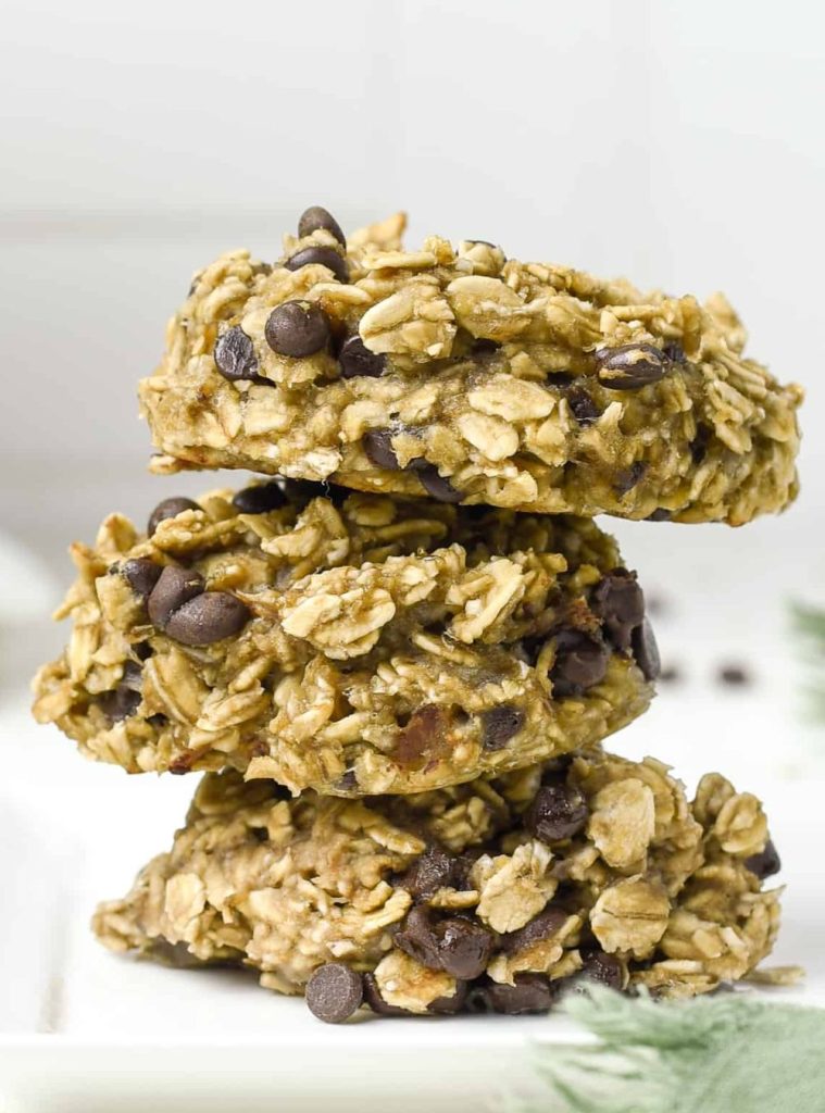 3 Ingredient Banana Oatmeal Cookies