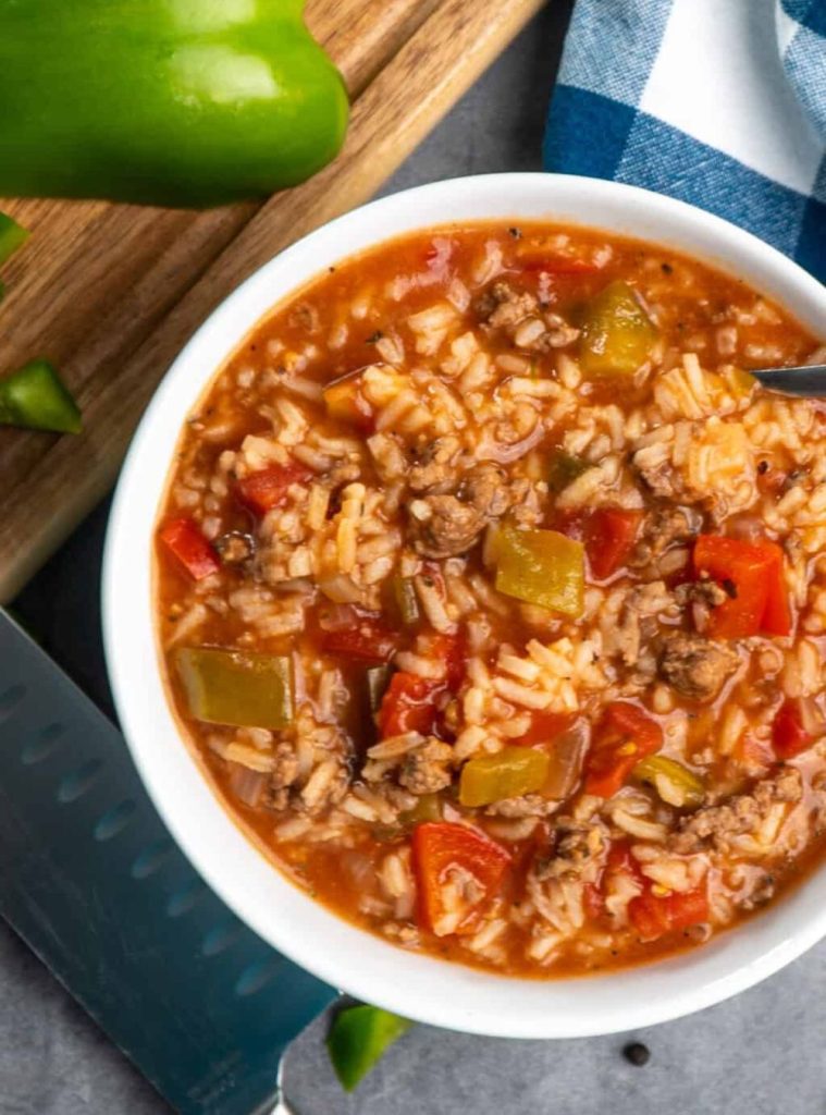 stuffed pepper soup