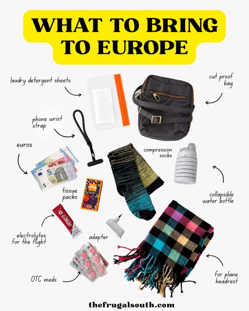 europe packing list essentials